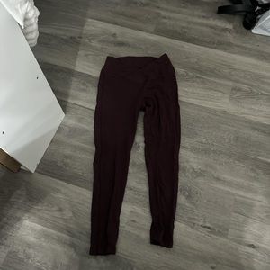 Pink crossover legging